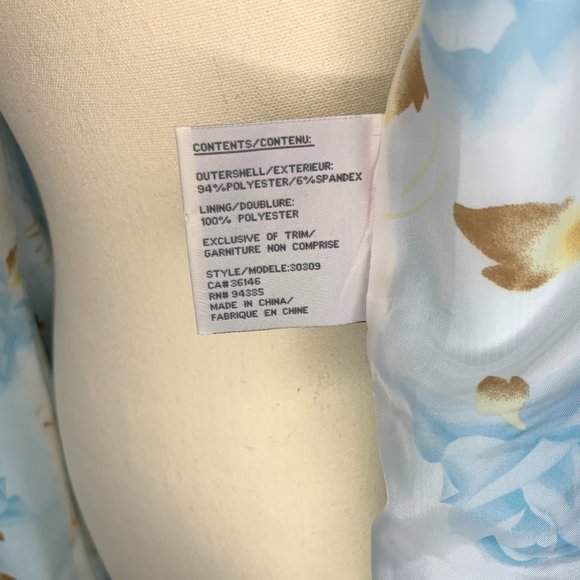 Ellabee Blue Spring Coat MED - Picture 10 of 11